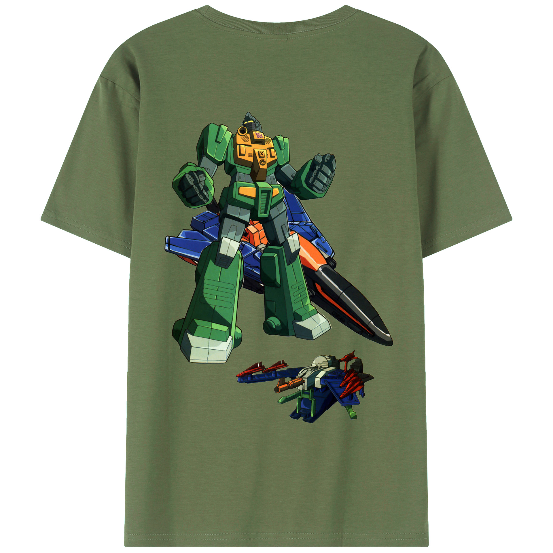 （画像用）  綿100％ メンズ半袖Tシャツ（バックプリント） 通気性